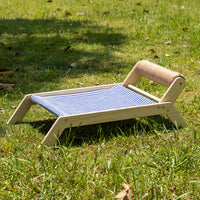 All-Season Universal Cat Scratch Post and Floor-Off Pet Bed